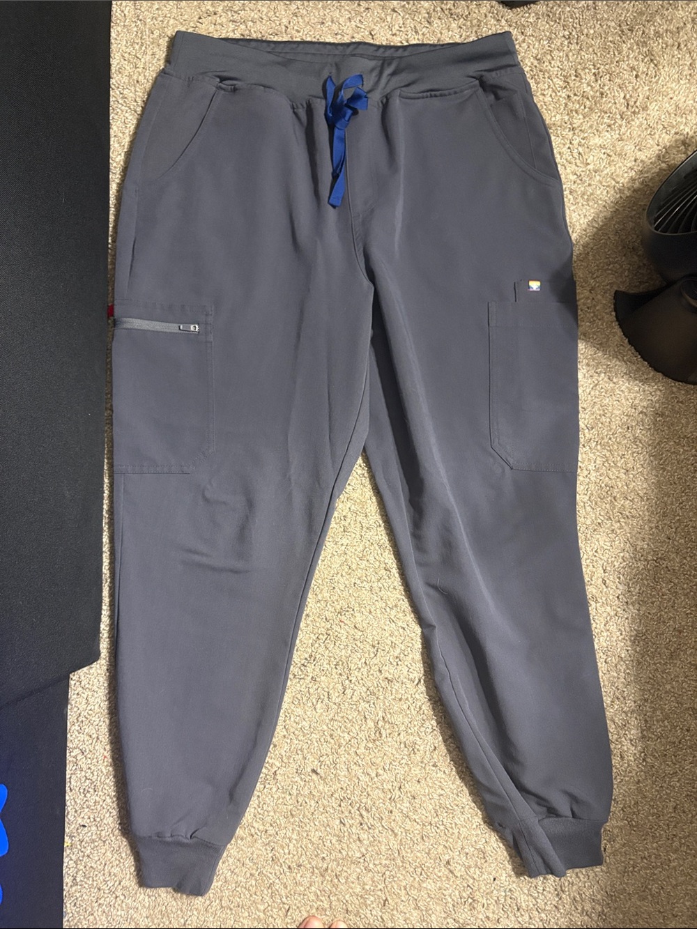 Figs Grey Scrub Joggers Size L/P